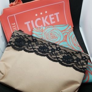 Set of 3 Ipsy cosmetic bags